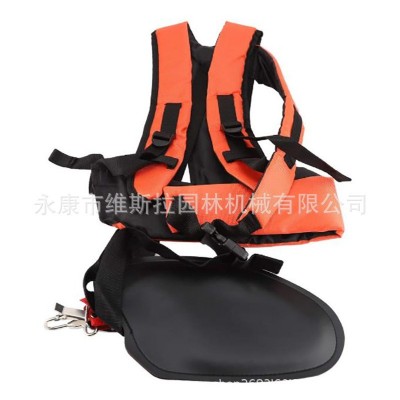 跨境園林機(jī)械配件新款割草機(jī)配件橙色超豪華背帶