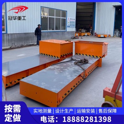 供應(yīng)貨物運輸電動地爬車10噸蓄電池電動平板車380v載重2噸平移車