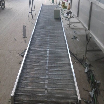 食品烘干飲料冷卻耐高溫防銹耐腐蝕不銹鋼304網帶輸送機輸送平穩