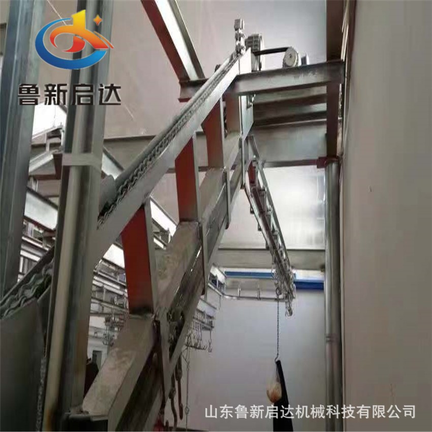 廠家供應牛羊屠宰設備 自動提升機 全自動生豬放血輸送線