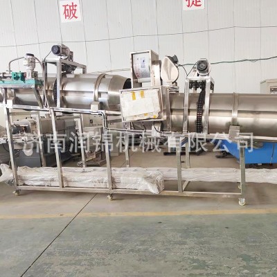 廠家蝦片豌豆脆呀土豆食品生產設備 膨化擠壓油炸食品零食生產線