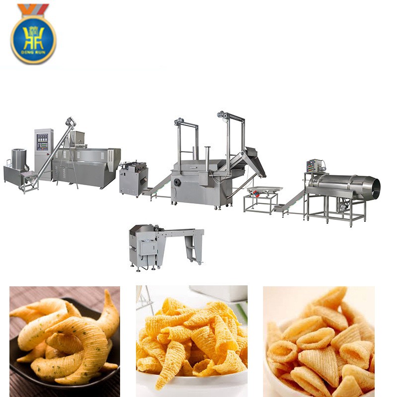 廠家多年生產(chǎn)銷售油炸食品設(shè)備全自動鍋巴膨化機小米鍋巴生產(chǎn)線