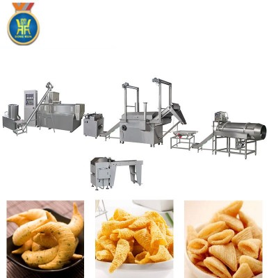 廠家多年生產銷售油炸食品設備全自動鍋巴膨化機小米鍋巴生產線