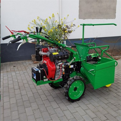 玉米收割摘穗機(jī)農(nóng)業(yè)機(jī)械小型苞谷收割機(jī)手扶式收玉米機(jī)