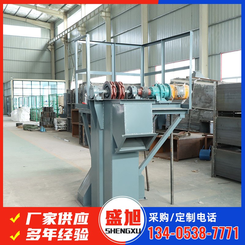 垂直物料輸送上料機 建筑工地砂石灰環(huán)鏈上料機礦用TH環(huán)鏈提升機