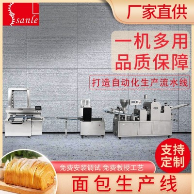 三樂 小型手撕面包成型機 做吐司面包機器 巖燒面包設備廠家直供