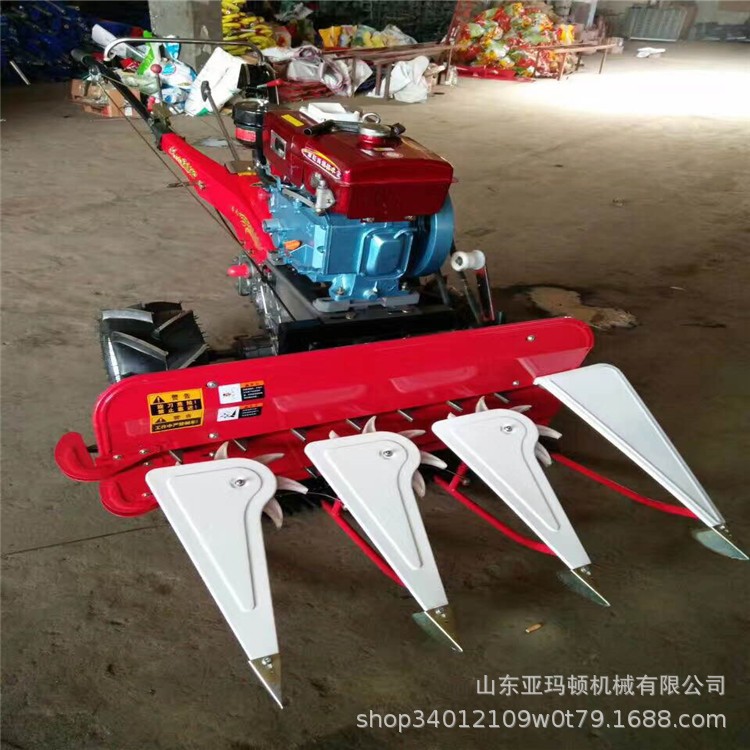 18馬力柴油型 割曬機 車頭前置玉米收割機 農用牧草放片機亞瑪頓