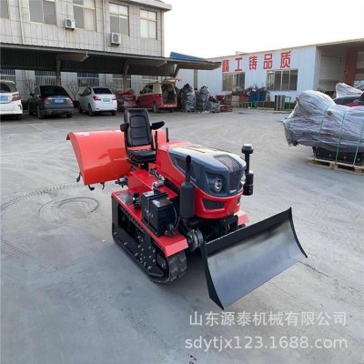 35馬力多功能開溝機 大棚履帶式旋耕機 自走式開溝施肥機廠家現貨