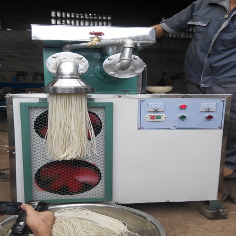 大型自熟玉米面條機(jī)110型全自動米線機(jī) 雙筒東北大綠皮朝鮮冷面機(jī)