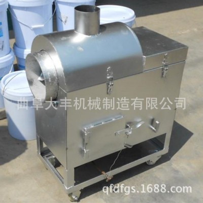 南通封閉式滾筒炒貨機小型滾筒炒鍋多功能電加熱花生米炒貨機