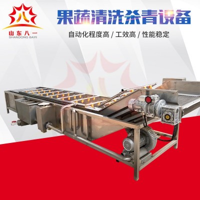 生產銷售果蔬清洗設備 氣泡清洗線 全自動果蔬清洗機設備
