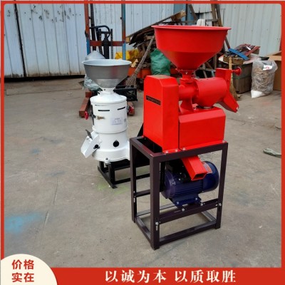 小麥黃豆脫皮機 組合式水稻谷子碾米機 青麥仁脫殼機浩鵬機械