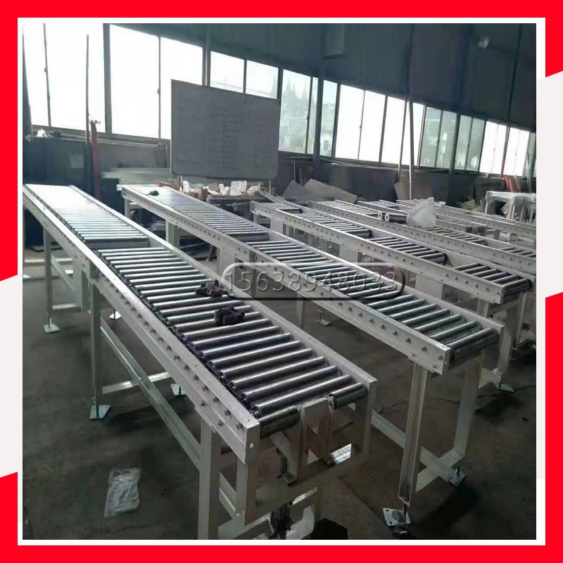 動力滾筒輸送機(jī) 不銹鋼滾筒流水線 滾筒式轉(zhuǎn)彎機(jī)