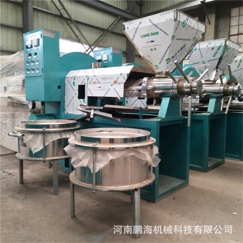 125型全自動榨油機(jī) 油坊大型商用多功能榨油機(jī) 冷熱兩用油脂設(shè)備