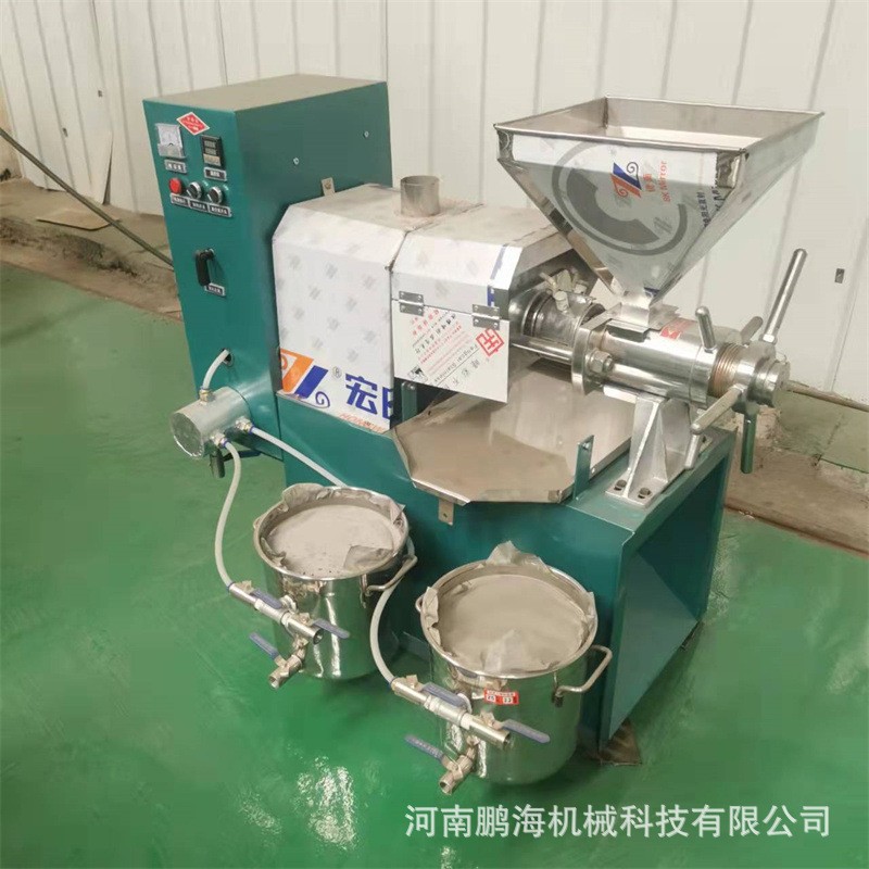 60型商用全自動螺旋榨油機(jī) 小型出口型榨油機(jī) 兩相電榨油機(jī)
