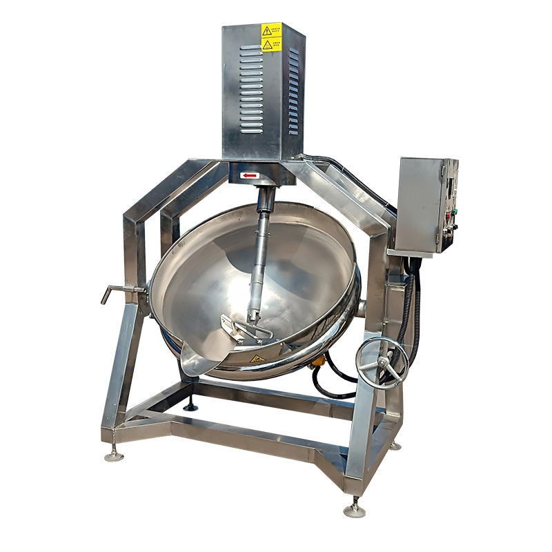 全自動煮醬料燃?xì)獬村?，月餅餡料炒鍋