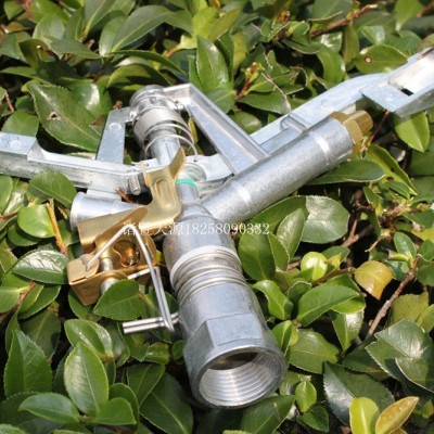 1寸可控角鋅合金噴頭|農業節水噴槍|搖臂草坪噴頭|DN25鋅合金噴槍