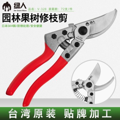 綠人328修樹枝 樹枝剪花藝剪果樹木修枝剪子園林工具廠家