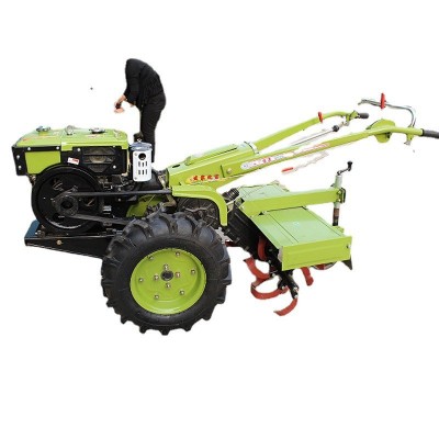 常美農(nóng)用柴油機8馬力風冷柴油機 CM180+101底盤配套旋耕機