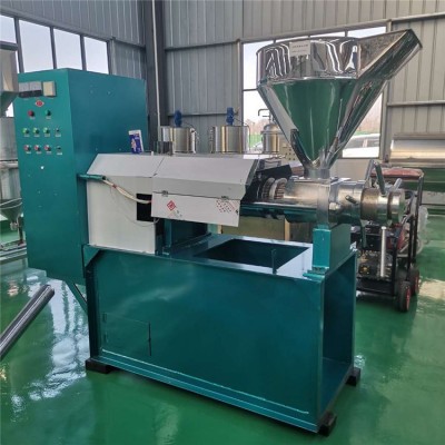 廠家定制款冷熱兩用螺旋榨油機設備生產線 安徽菜籽大豆榨油機