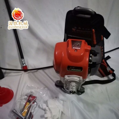 豪爵黑金剛割草機四沖程背負式小型除草機多功能松土農用開荒家用