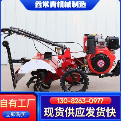 農用四驅微耕機 柴油15馬力開溝機小型家用開溝翻地微耕機