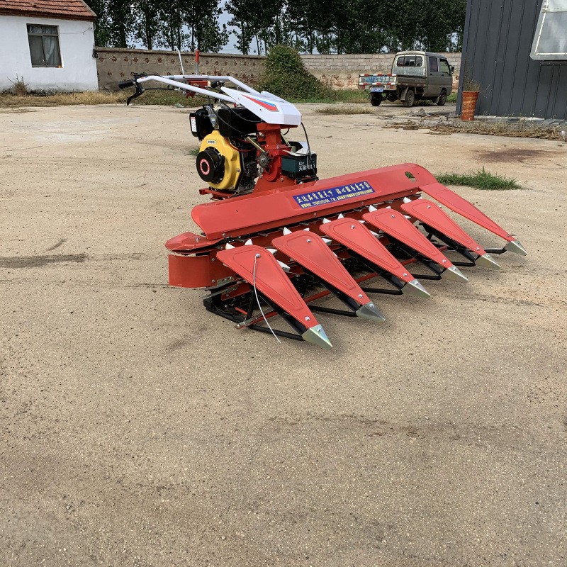 秸稈作物割曬機山地移動型割曬機 汽油一體割曬機