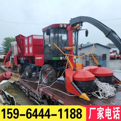 玉米秸稈粉碎收割機(jī)大型青儲(chǔ)機(jī)青貯飼料牧草回收打包打捆機(jī)圓盤(pán)式