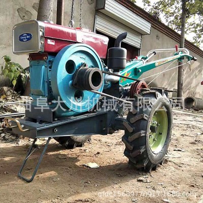 15馬力柴油手扶旋耕機手扶起壟開溝機南方水田用手扶打田機