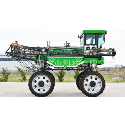 自走式旱田噴霧機 高地隙噴桿水田打藥機打藥施肥兩用機 廠家