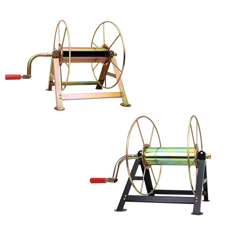 農(nóng)用打藥機(jī)高壓噴霧管繞管機(jī)卷管機(jī)器收搖膠管架子加厚繞管車100m