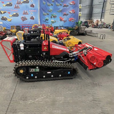 全地形遙控砍荒機高速公路履帶護坡墾荒機 遙控60度拓荒設(shè)備