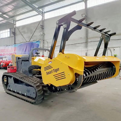 全地形遙控森林防火拓荒機 履帶堤壩護坡割草機夏季除草必備