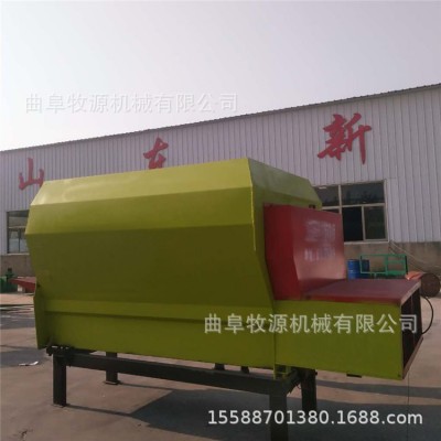 全混合日糧飼料攪拌機廠家 甘肅固定式草粉飼料攪拌機價格
