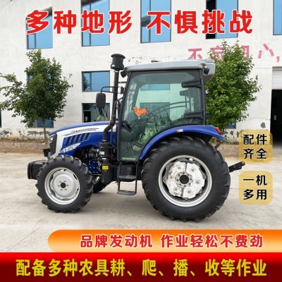 農用四輪拖拉機大棚王四驅旋耕機田園管理機開溝耕地機農機大馬力