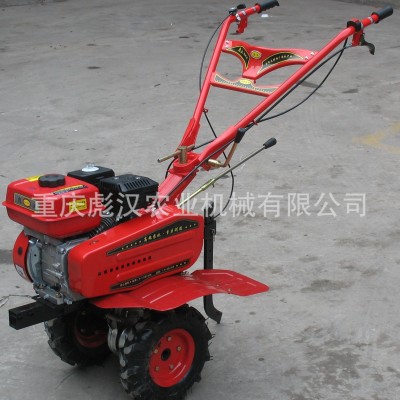 山區耕地用的微耕機-彪漢牌500型外置離合微耕機，皮帶傳動微耕機