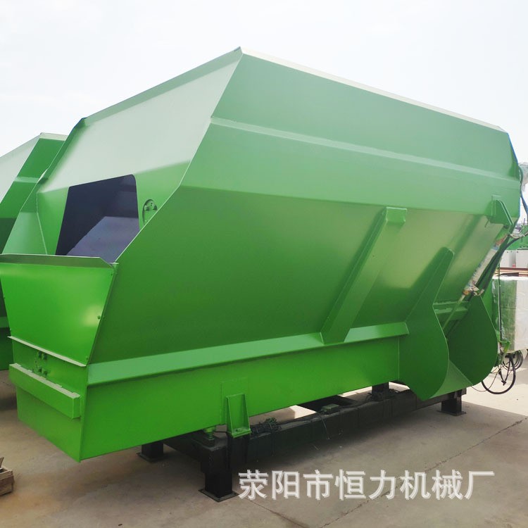 恒力固定臥式tmr飼料攪拌機 大型TMR全混合日糧攪拌機生產廠家