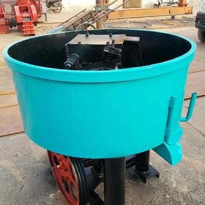 圓盤式濕料輪碾攪拌機顆粒物料混碾機加厚耐磨無塵雙輥攪拌機