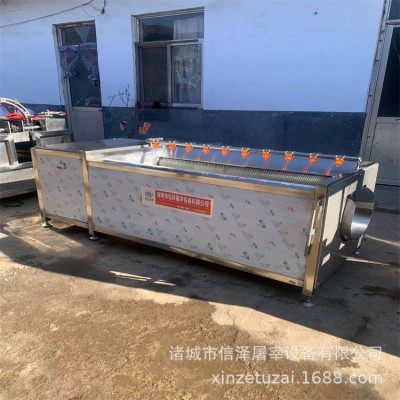 xz-1800全自動(dòng)毛刷清洗機(jī) 貝殼類清洗機(jī) 平行式毛輥清洗機(jī)