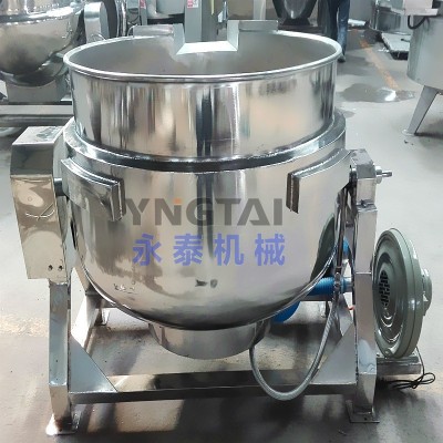 供應燃氣加熱煮鍋 紅糖熬制鍋 100L-600L立式蒸汽夾層鍋