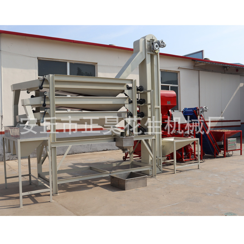 花生去石剝殼分級一體機