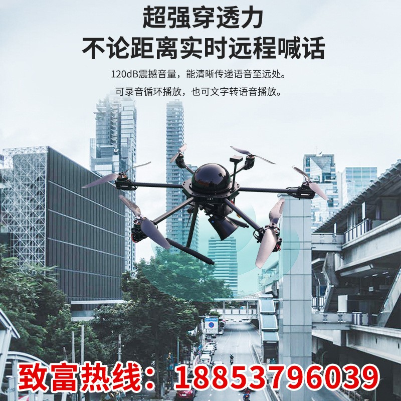 險情急救無人機高空喊話救援無人機人群疏散物資拋投夜間搜尋指揮