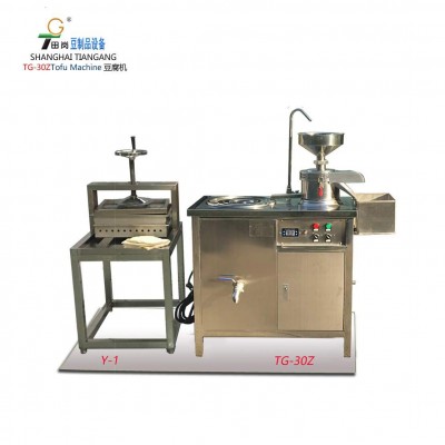廠家供應(yīng)田崗TG-30+Y-1小型豆腐機 可生產(chǎn)豆?jié){，豆花，豆腐。