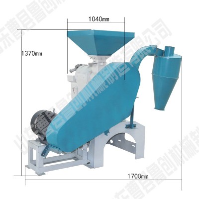 谷子脫殼拋光機 小型小米加工設(shè)備 鐵棍碾米機