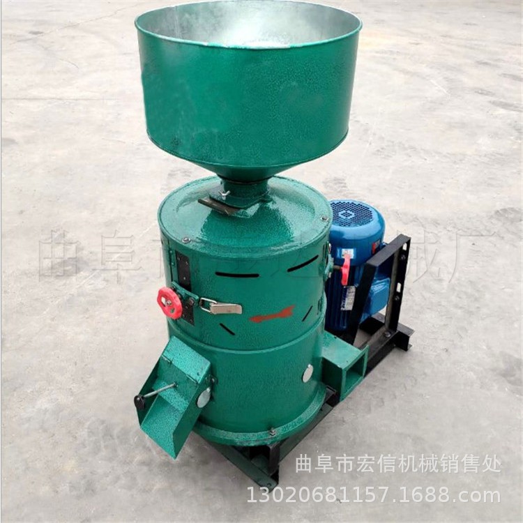 貴州大米稻谷脫殼碾米機 家用小型立式碾米機 電動蕎麥鮮米機