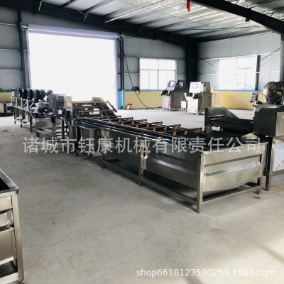 果蔬清洗機 蔬菜預制菜臭氧清洗流水線 全套預制菜清洗加工設(shè)備