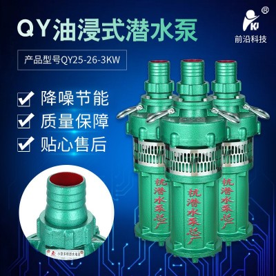 廠家直銷QY油浸泵充油式噴泉潛水泵 排水泵大流量高揚程