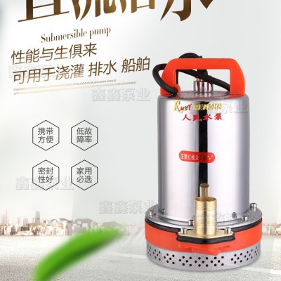 家用12V24V48V60V72伏直流潛水泵農用電瓶抽水機高揚程電動車水泵