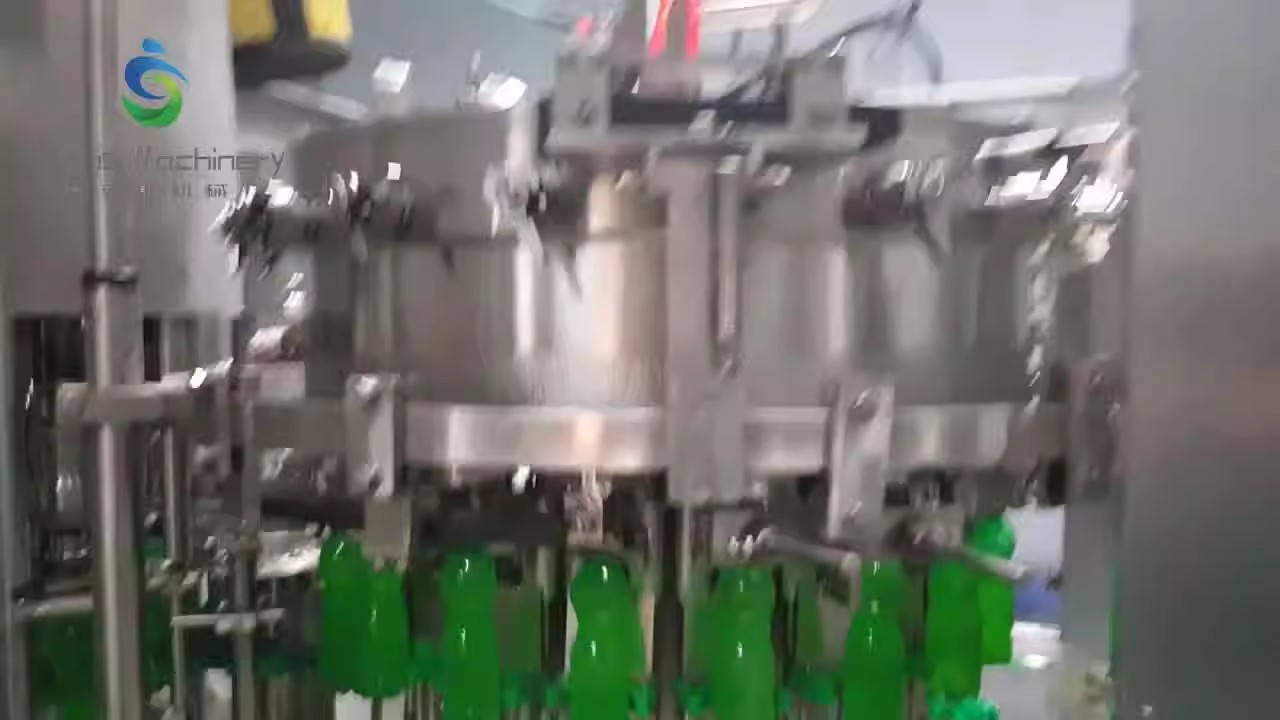 含汽碳酸飲料灌裝機 三合一灌裝機械設備 可灌水、碳酸飲料等