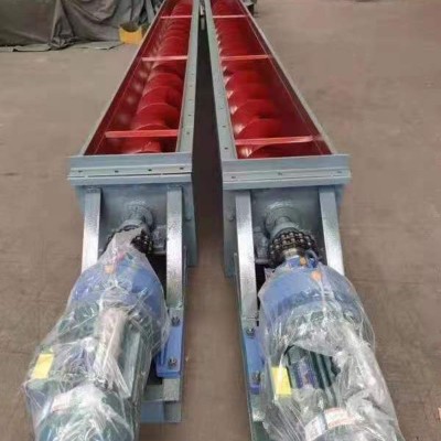 供應絞龍U型螺旋輸送機 絞龍輸送機糧食傳送機管式無軸螺旋輸送機